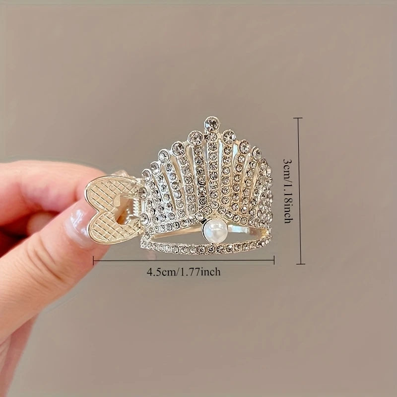 Elegant Crystal Shark Hair Claw