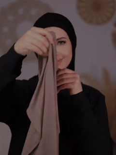 Graceful X-Shaped Modern Veil Hijab