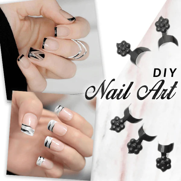 Glue-On French Manicure Nails Kit (Pack of 100)