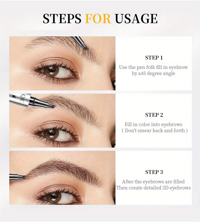 Hair-like Strokes Waterproof Liquid Eyebrow Pen