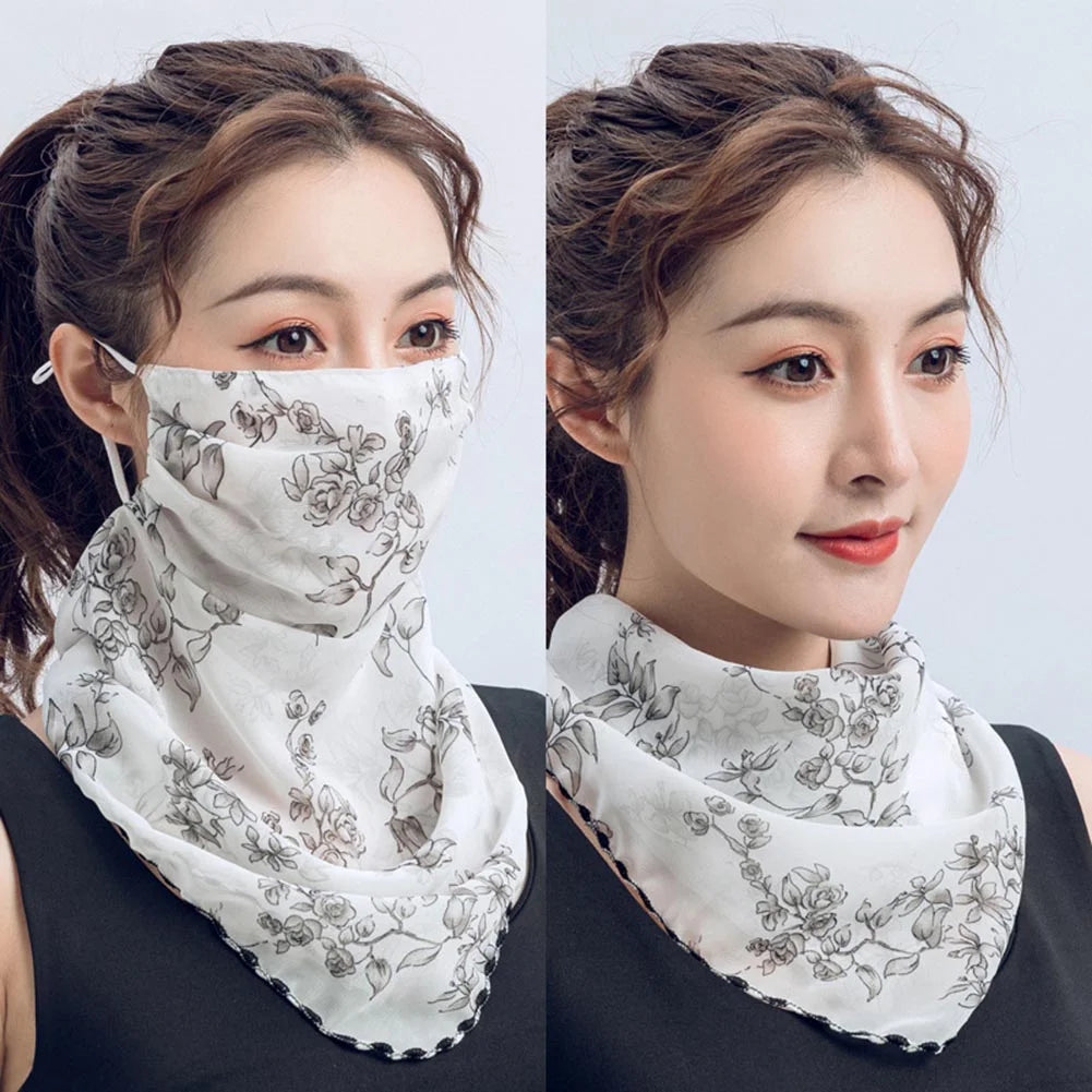 Sun-Protective Face Mask & Neck Gaiter Scarf