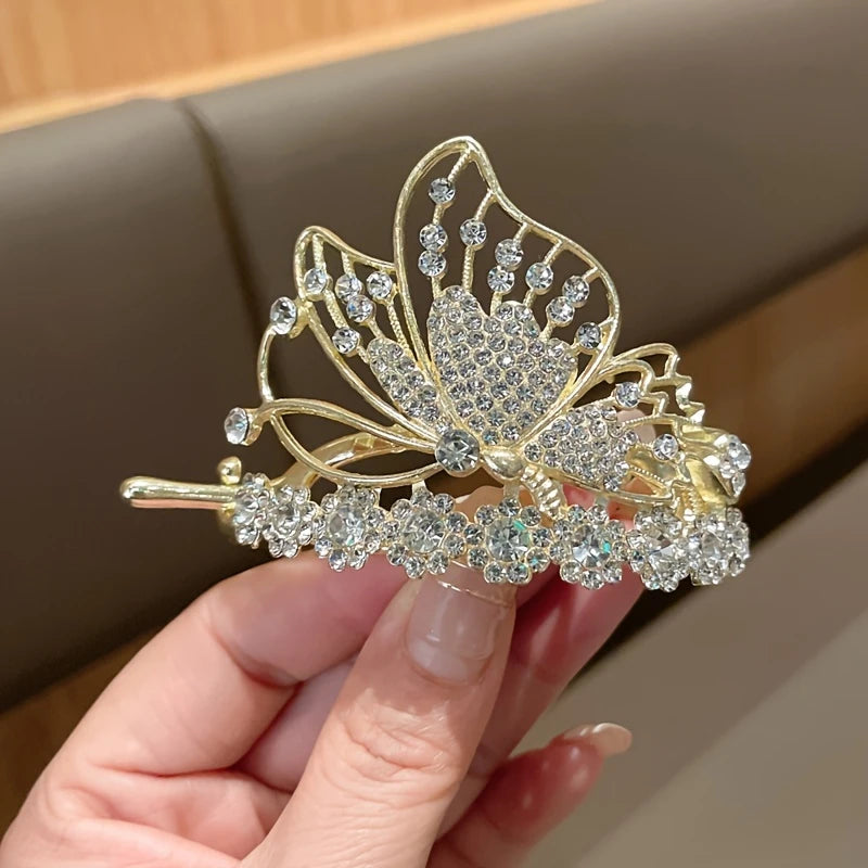 Butterfly Twist Peacock Hair Clip