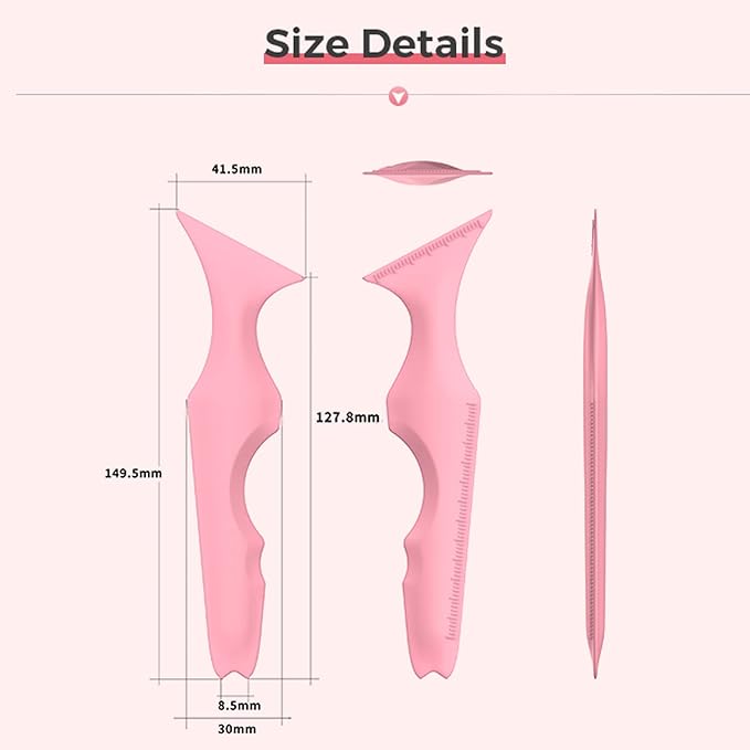 5-in-1 Silicone Eyeliner Makeup Stencils