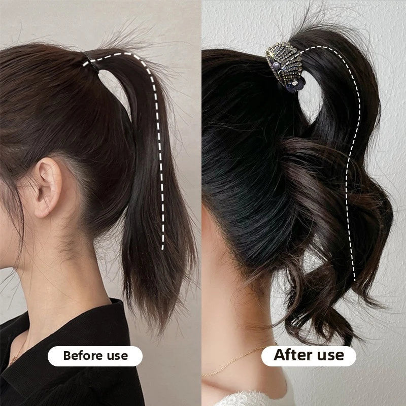 Elegant Crystal Shark Hair Claw