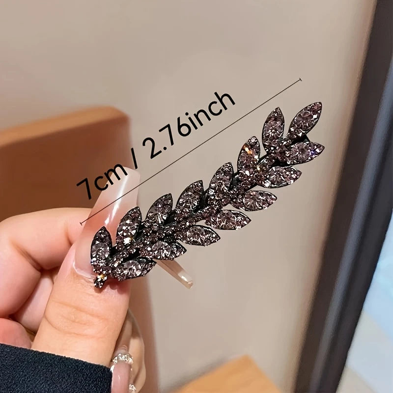 Vintage Elegant Alloy Wheat Ear Hairpins (Pack of 4)