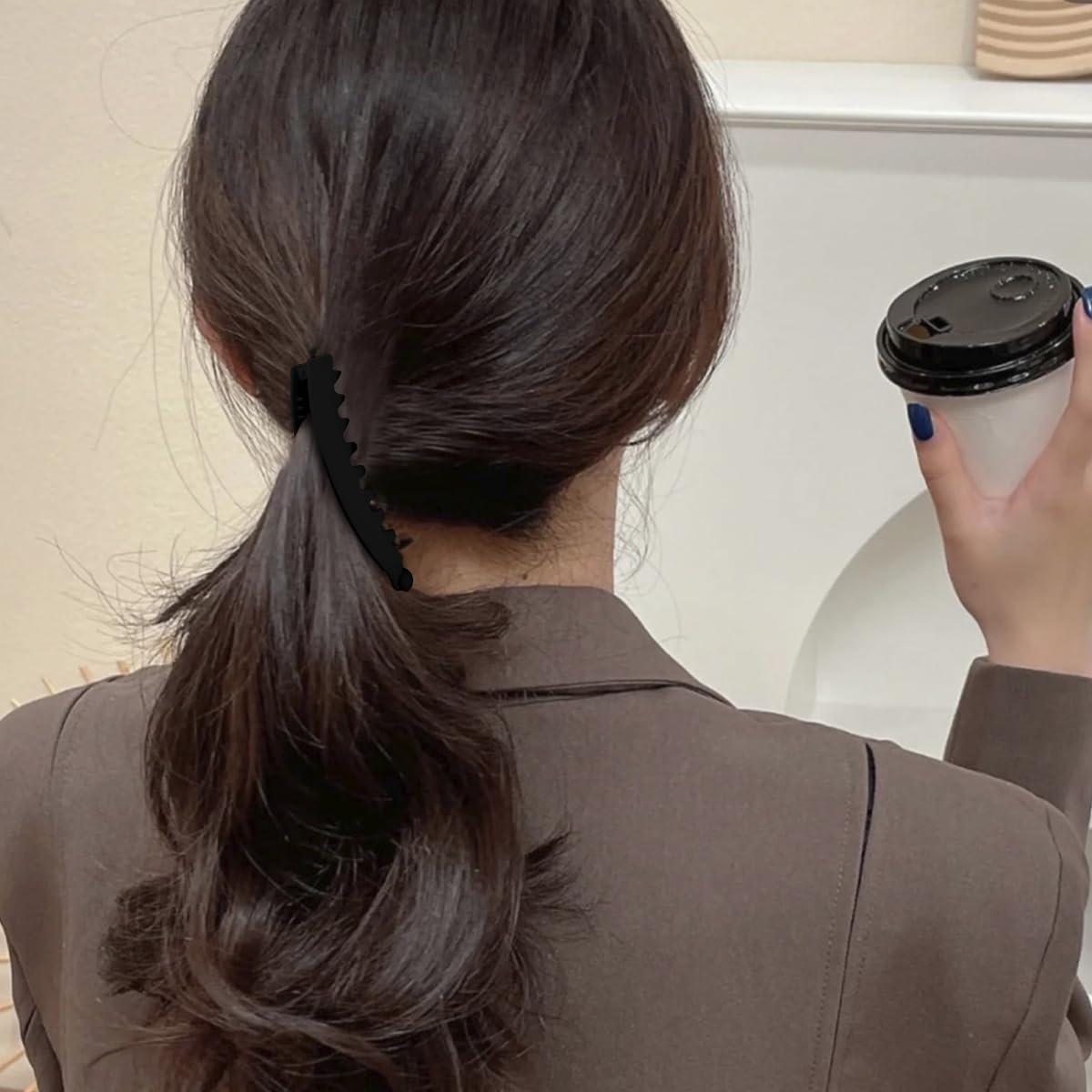 Non-Slip Double-Tooth Banana Hair Clips