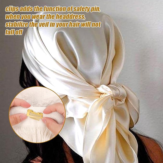 Chunni Dupatta Clips with Safety Pin