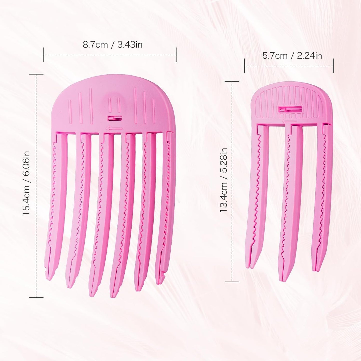 Hair Volume Styling Comb for Fluffy Bangs & Heatless Curls