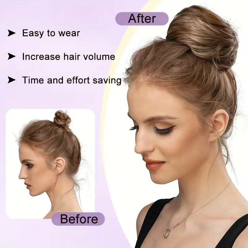 Elegant Womenโs Magic Hair Bun Maker