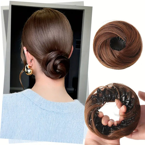 Elegant Womenโs Magic Hair Bun Maker