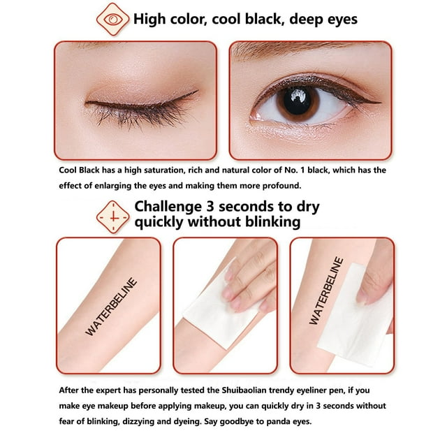 Sweat-Proof Liquid Pencil Eyeliner