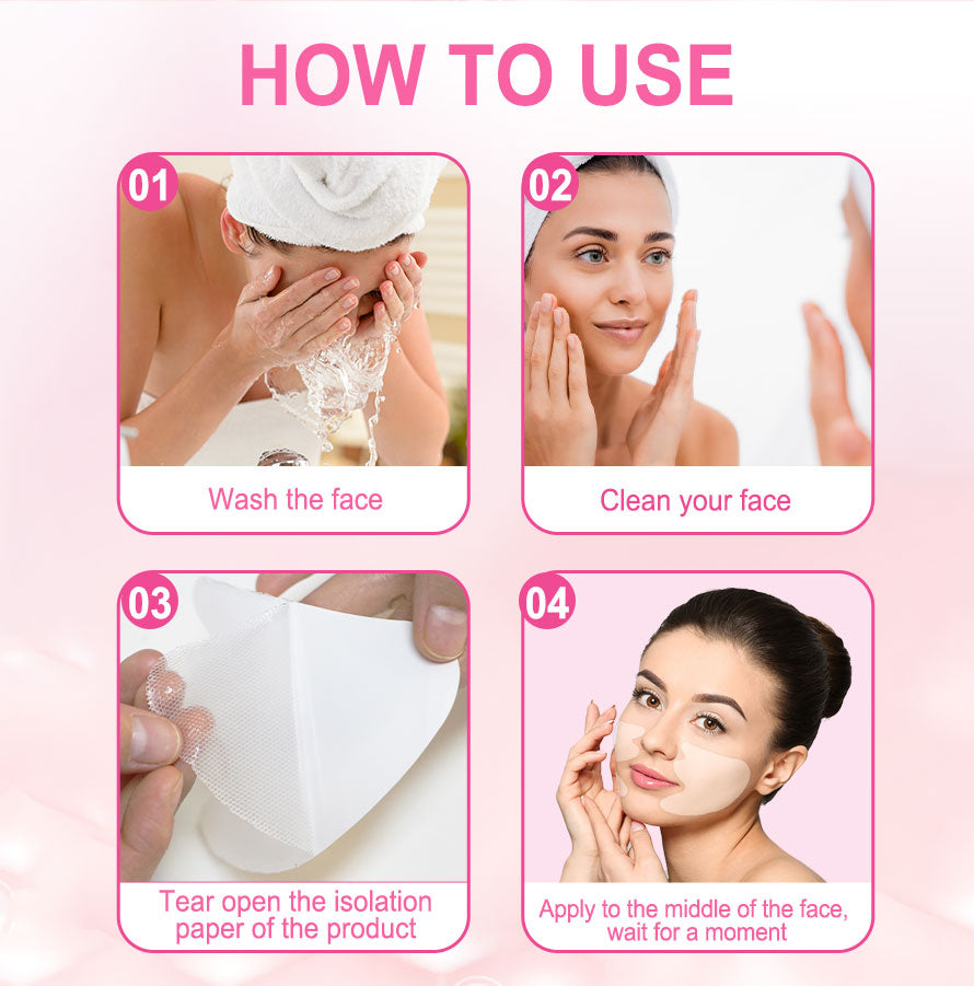 Water Microcrystal Anti Wrinkles Lifting Face Mask (5 Pairs)