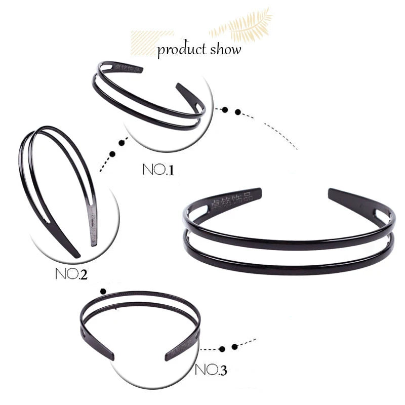 Double Row Teeth Comb Hairband