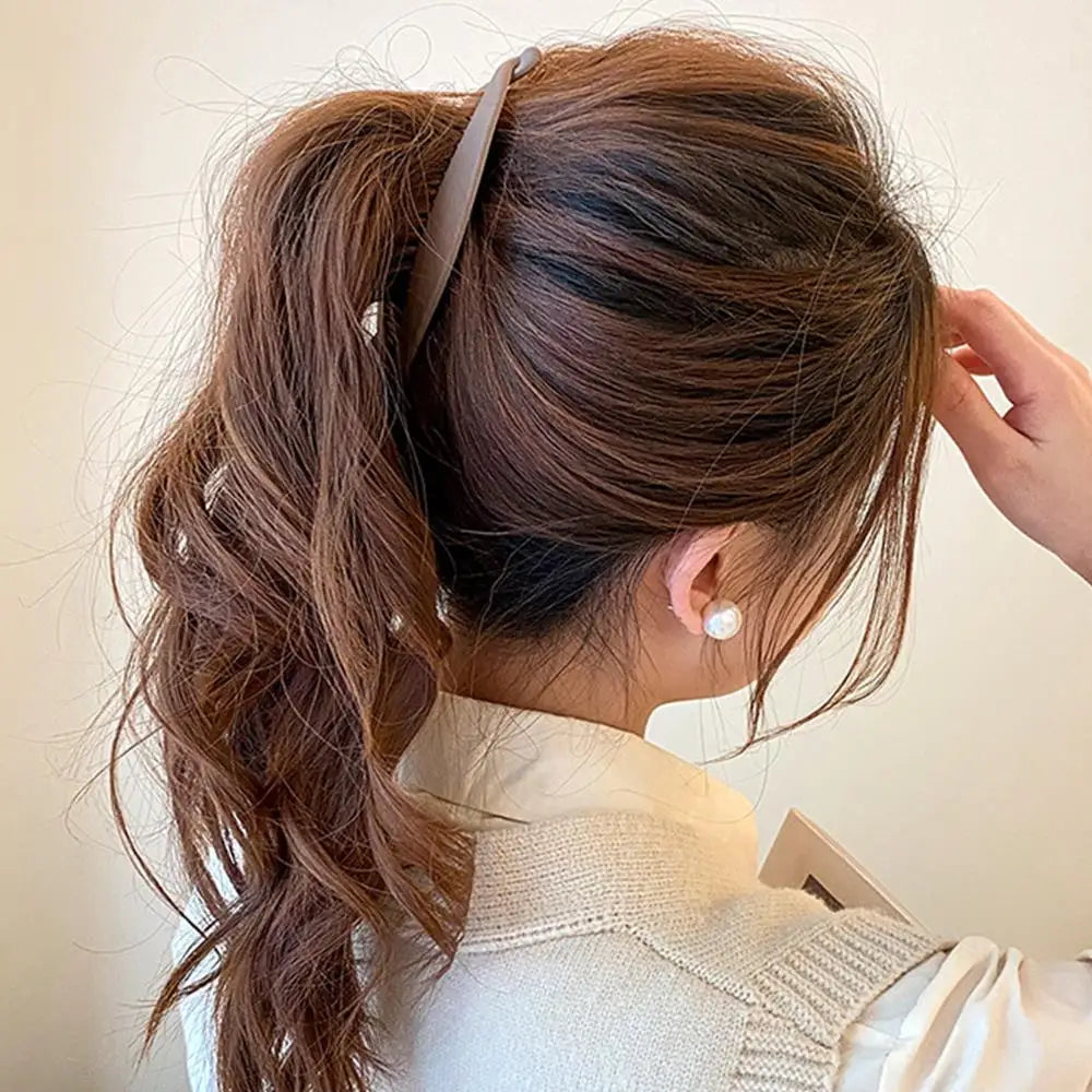 Twist Banana Shape Ponytail Hair Claw Clip