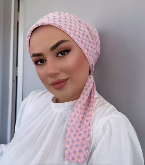 Grace Wrapped Scarf in Flexible Beauty