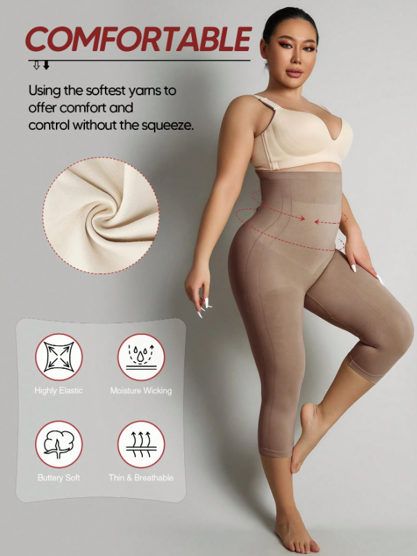 3-in-1 Shapewear Capri Leggings