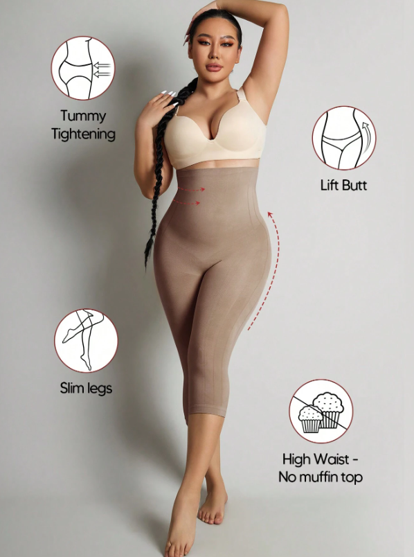 3-in-1 Shapewear Capri Leggings