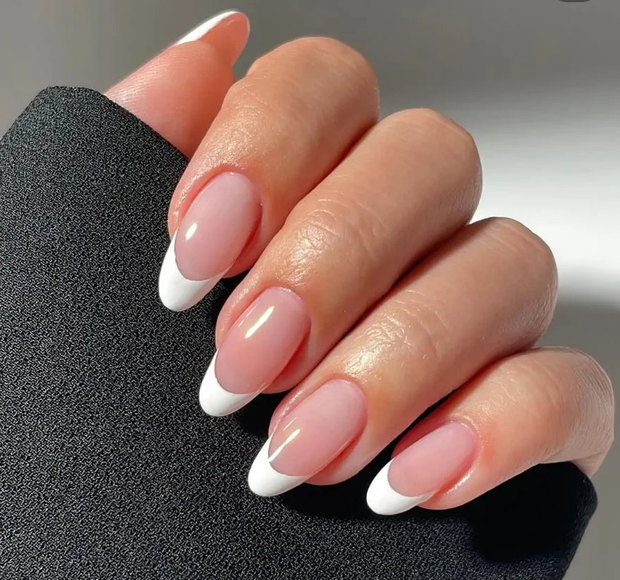 White French Nail Wraps Strips (20 PCS)