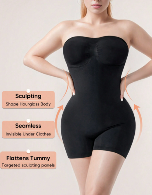 Women's Strapless Shapewear Bodysuit for Tummy Control