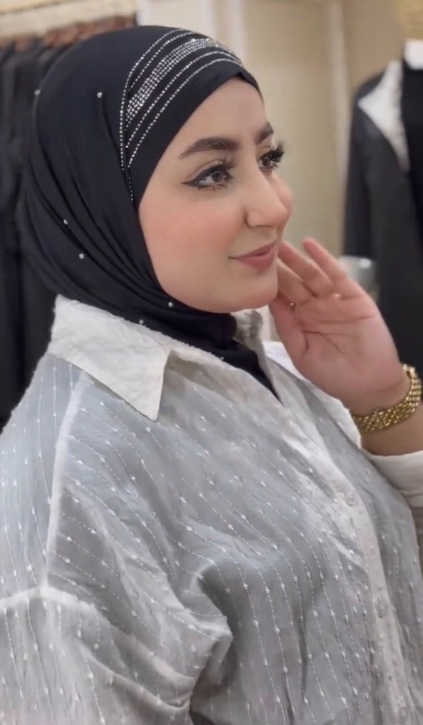 Luxe Spark Rhinestone Head Scarf