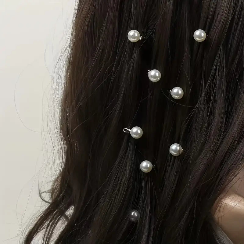 Elegant Sweet Pearl Hair Clips For Styling