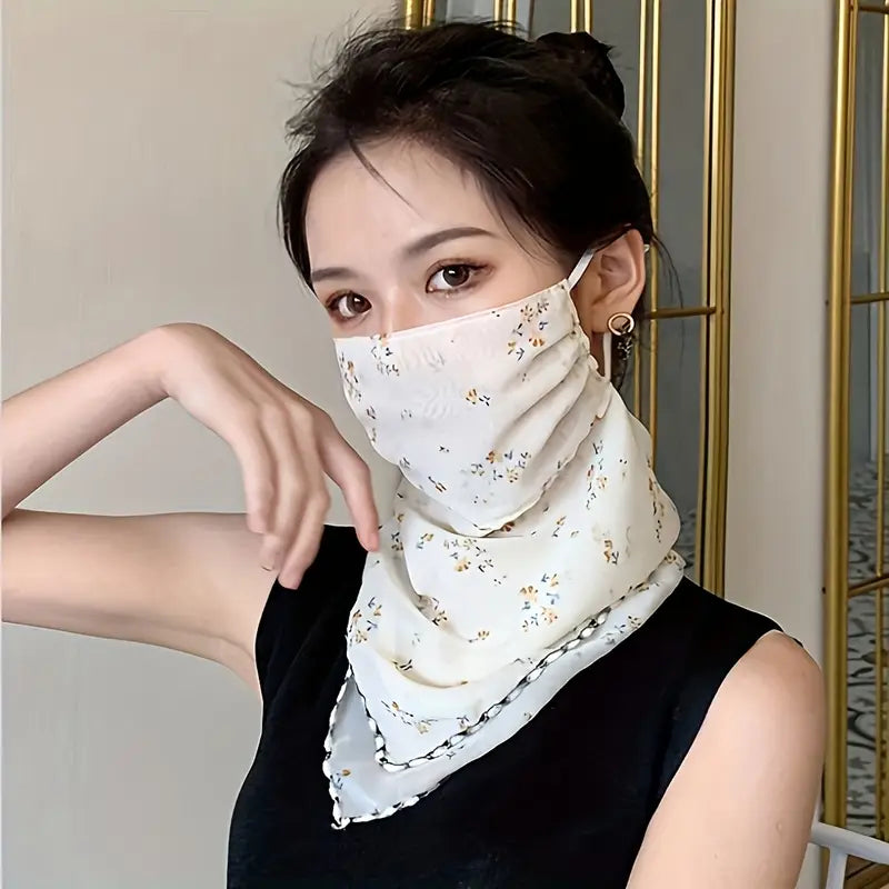 Sun-Protective Face Mask & Neck Gaiter Scarf
