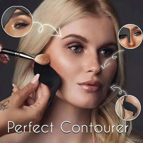 Perfect Contour Curve Stencil Eyebrow Shaper & Makeup Tools
