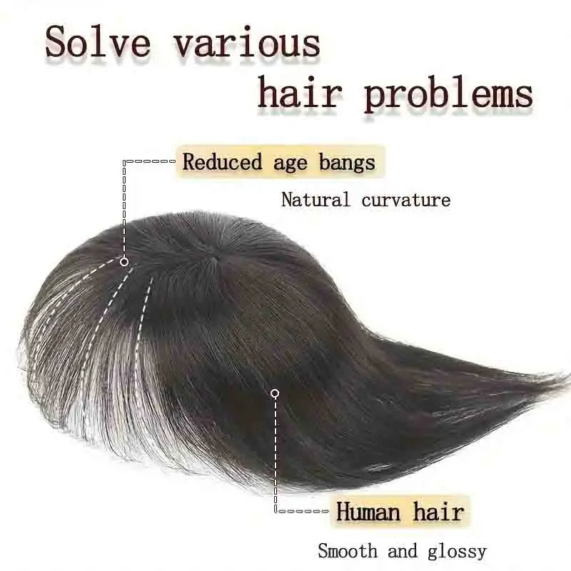 Sowee Synthetic Hair Toupee with Bangs