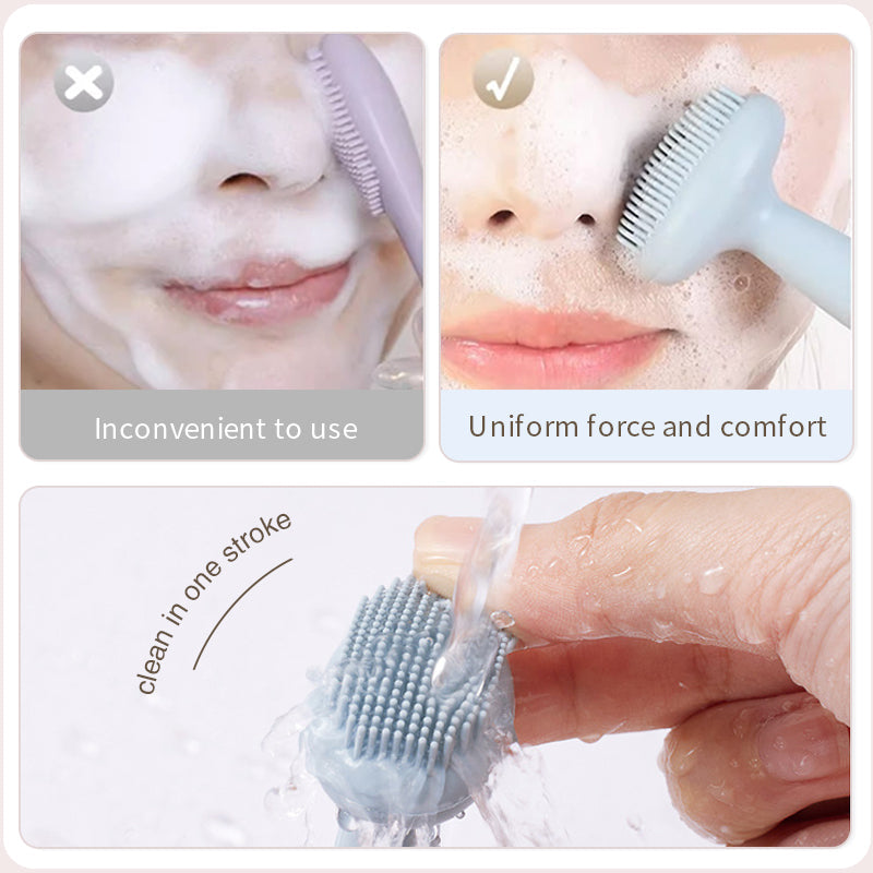 Dual-Purpose Silicone Facial Mask & Cleansing Brush