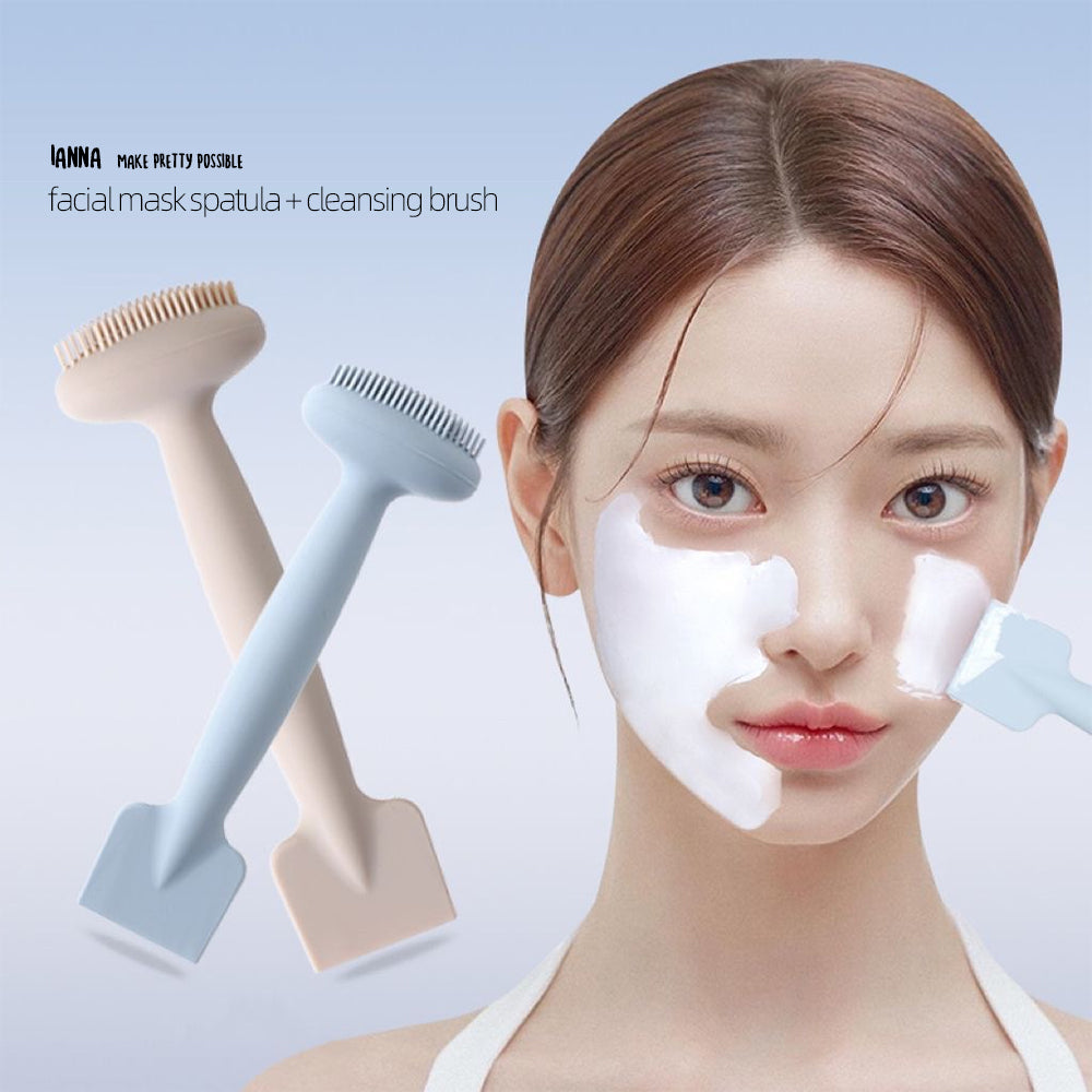 Dual-Purpose Silicone Facial Mask & Cleansing Brush