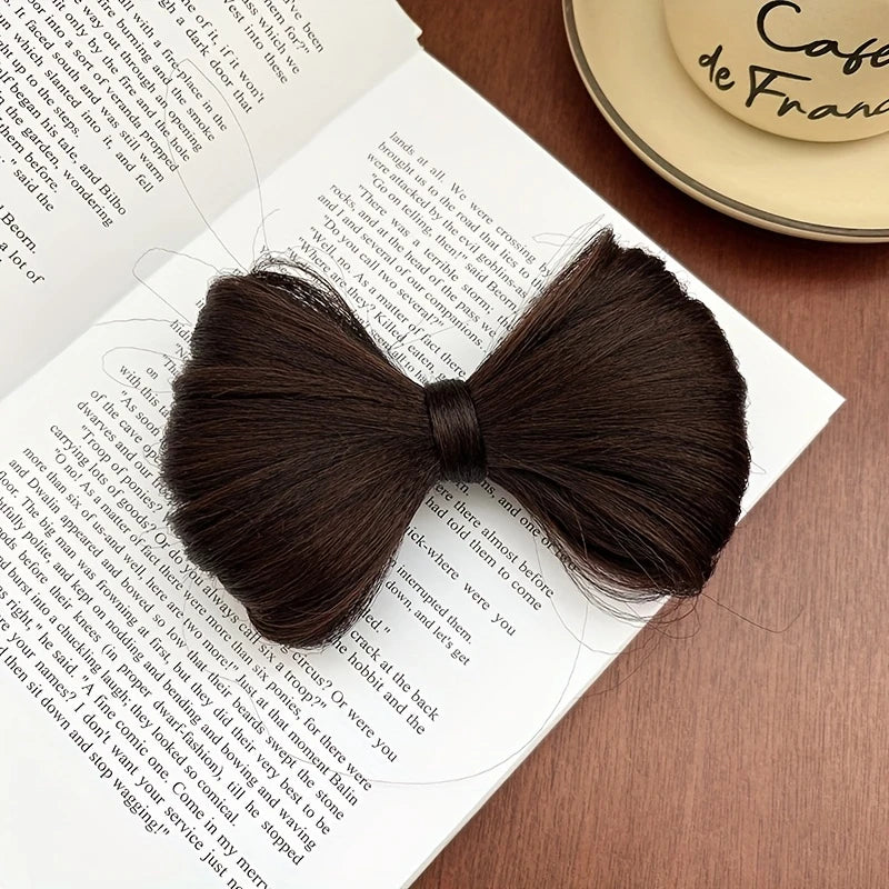 Elegant Bowknot Hair Bun Clip