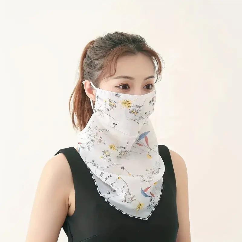 Sun-Protective Face Mask & Neck Gaiter Scarf