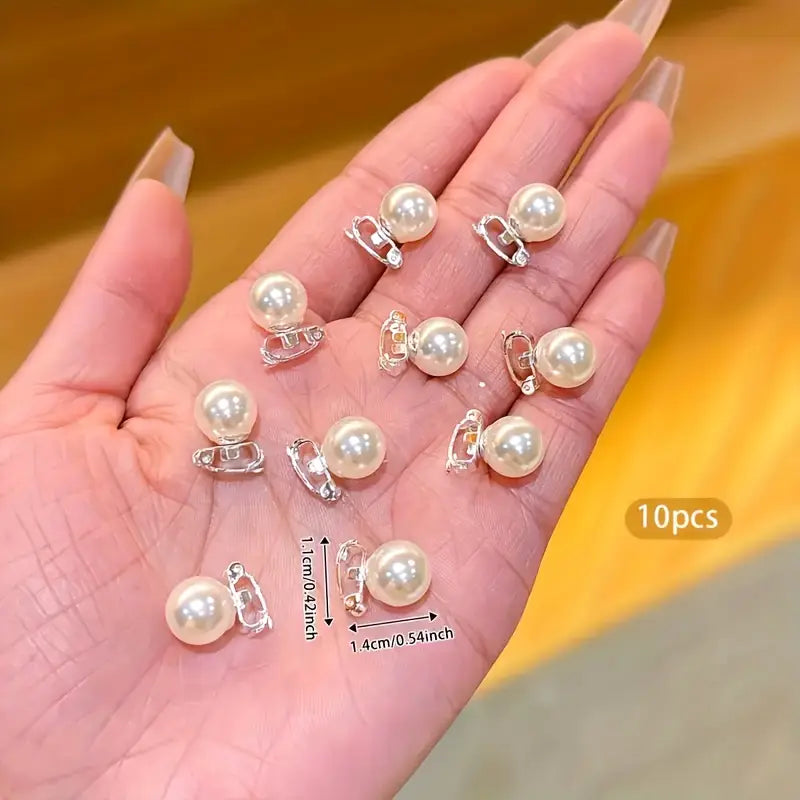 Elegant Sweet Pearl Hair Clips For Styling