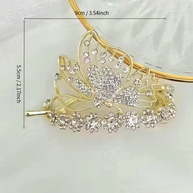 Butterfly Twist Peacock Hair Clip