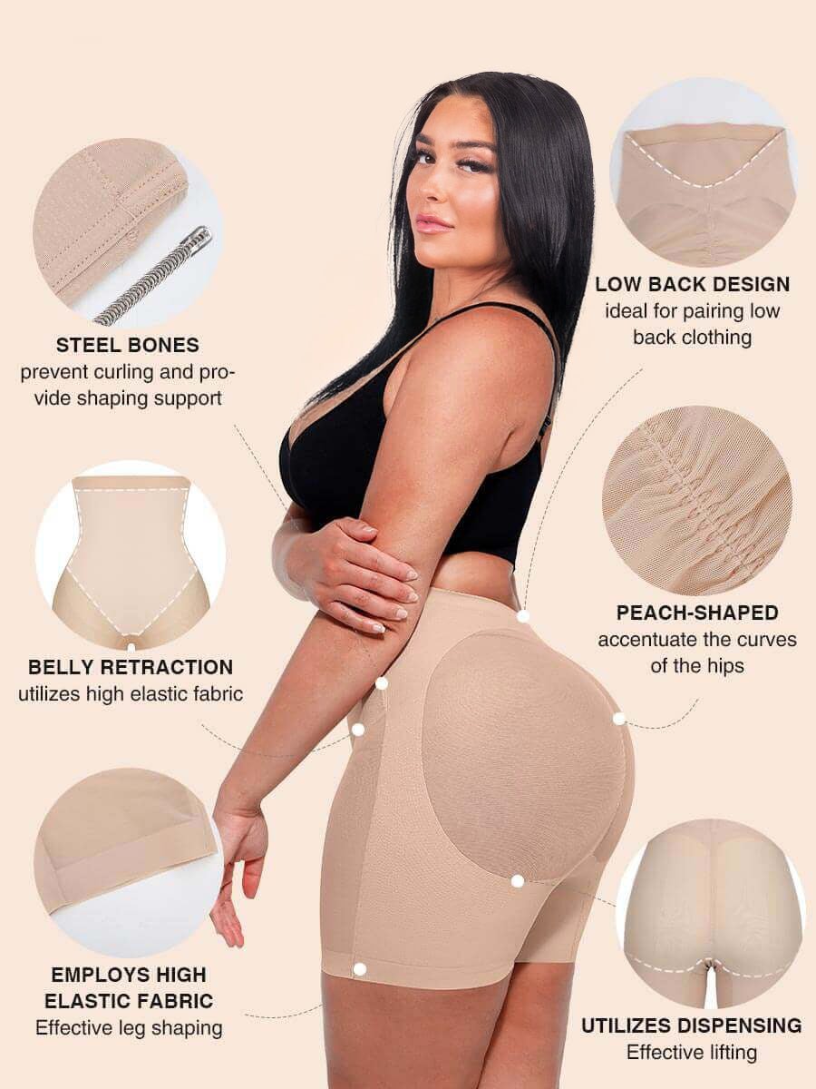 High Waist Tummy Tuck Hip Lift Seamless Shorts