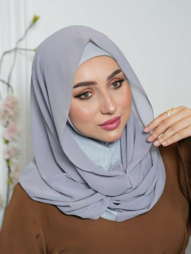 X-Shaped Luxe Veil Hijab