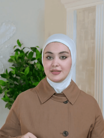 Rhinestone Stylish Hijab with Undercap