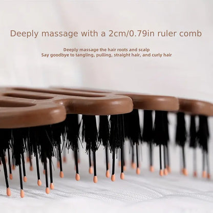 Hair Care Brush with Top Volumizing Massage Head