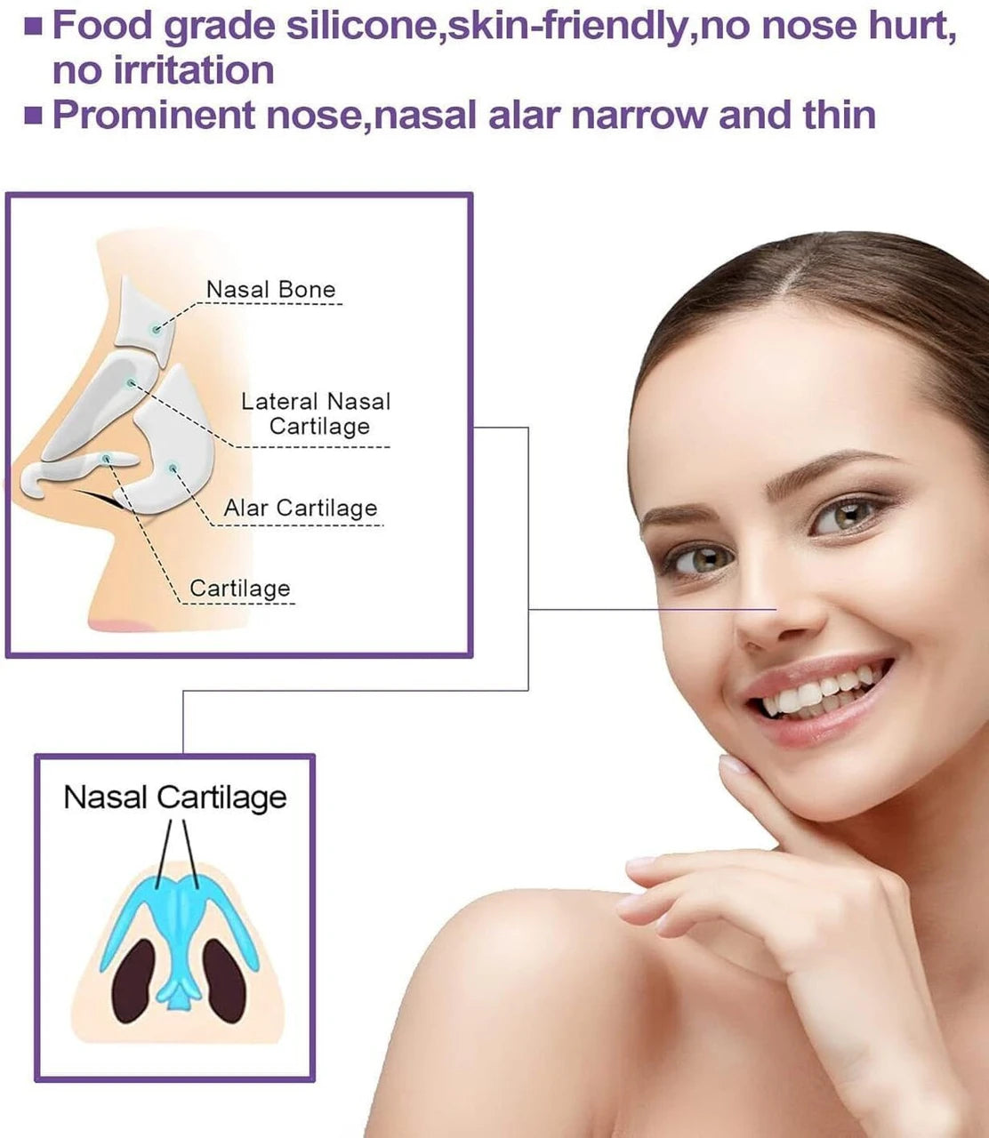Silicone Nose Corrector Device for Lifting