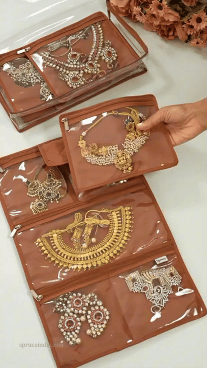 Luxe Transparent Large Jewellery Organiser