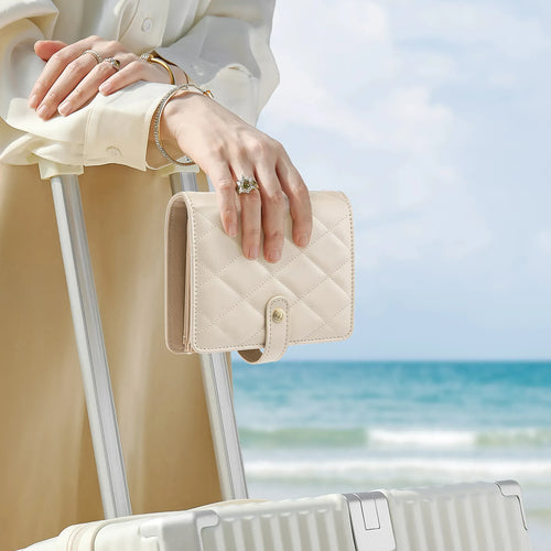 Mini Travel Jewelry Notebook With Snap Closure