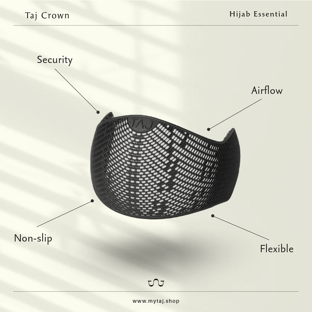 Anti Slip Muslim Taj Crown For Hijab