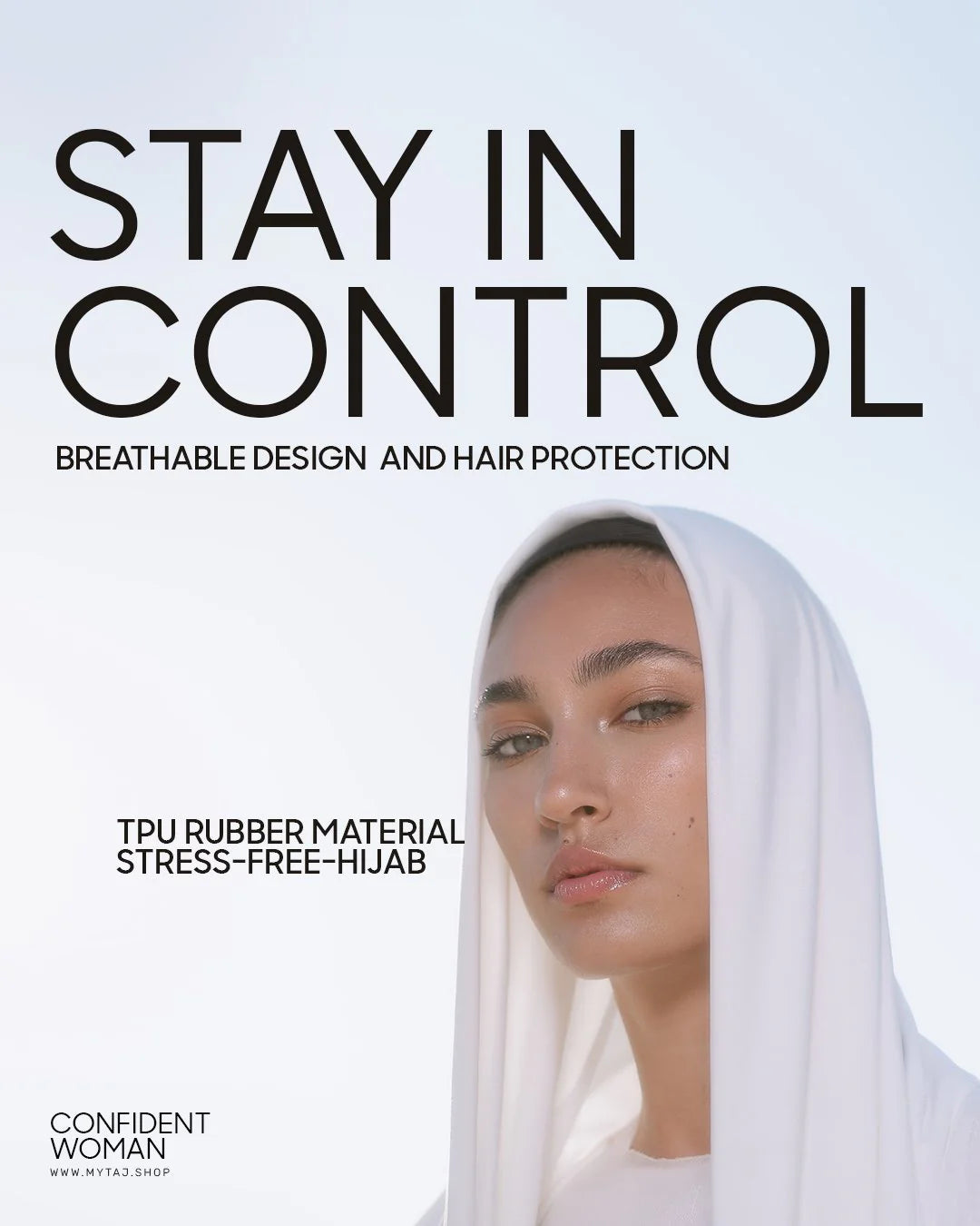 Anti Slip Muslim Taj Crown For Hijab