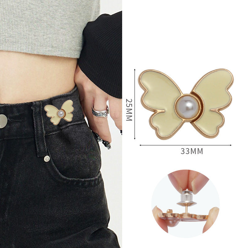 Brooch Adjustable Button