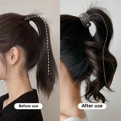 Elegant Crystal Shark Hair Claw