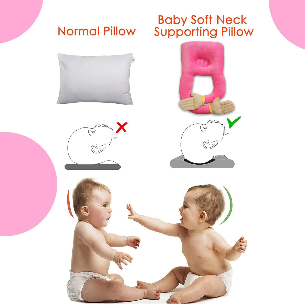 Baby Neck Support Hugging Pillow for kid