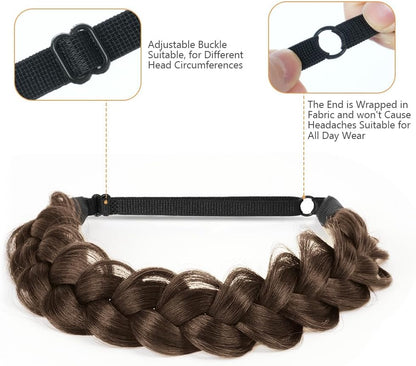 Braided Hair Headband Wig