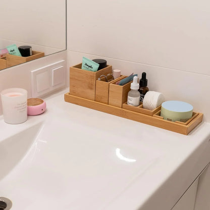 Bamboo Beauty Bliss Makeup Storage Solution
