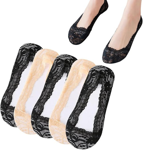 Anti-Slip Invisible Lace Ankle Liner Socks
