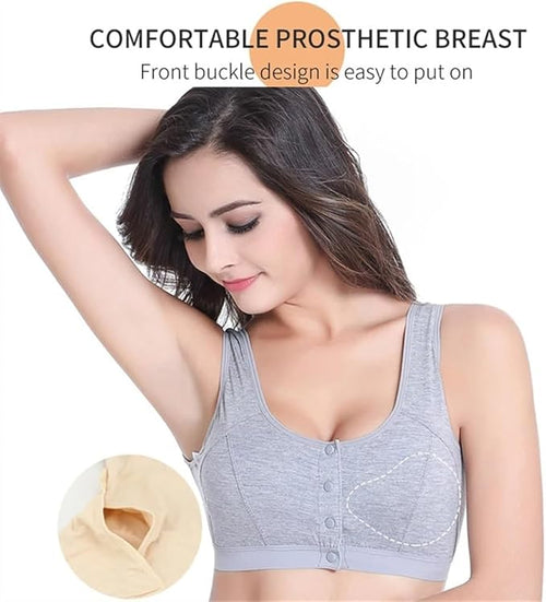 Women’s Cotton Front-Closure Bra